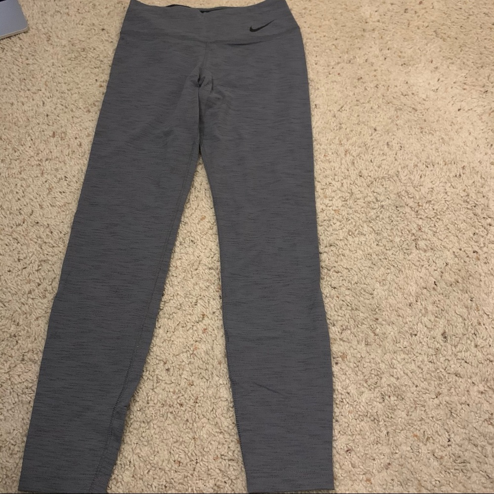 Nike Marl Gray High Waist Leggings Size Small